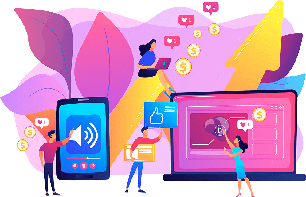 Digital Products website design